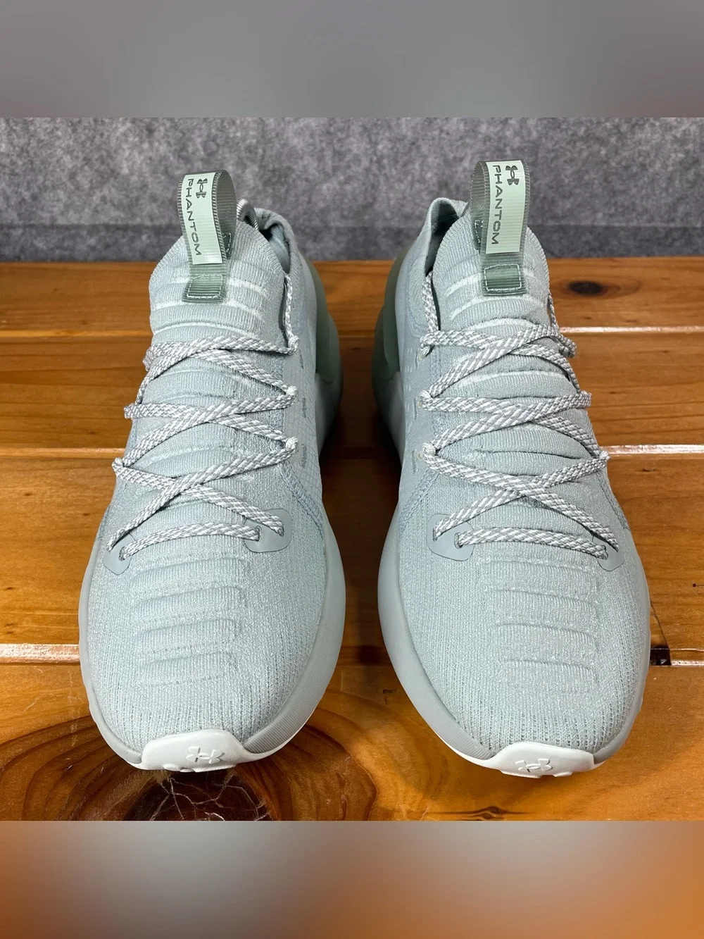 Under Armour HOVR Phantom 3 Mens Size 8.5 Opal Green Running Shoes 3025516-304
